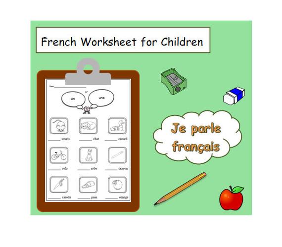 Kids Activity Printable To Practise Gender Of Nouns With