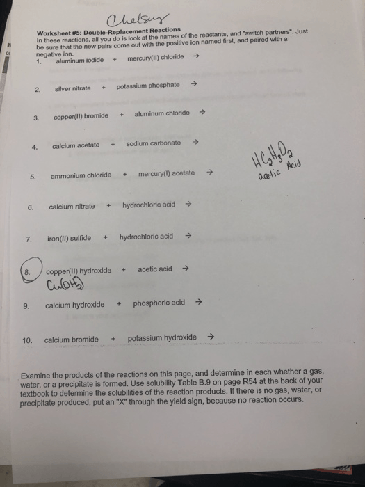 Solved  Worksheet  5  Double