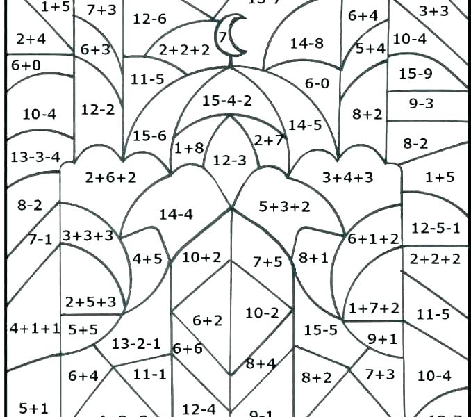Multiplication Coloring Worksheets 3rd Grade