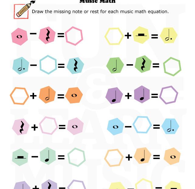 Elementary Music Worksheets