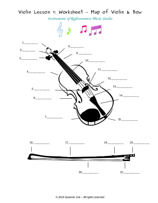 Summer Music Course â Violin Lesson 1 â Getting To Know Your