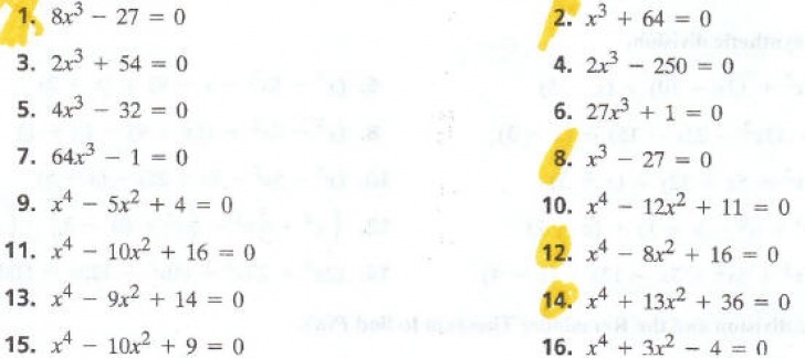 Polynomial Equation Worksheet Worksheets For All