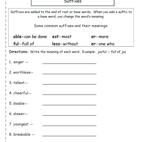 Prefix Worksheets Middle School Prefix Worksheets Middle School