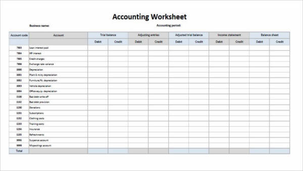 29 Printable Accounting Forms
