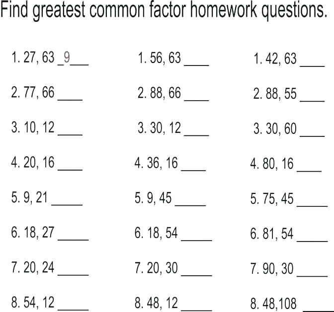 Worksheets Worksheets Least Common Multiple Worksheet Luxury And