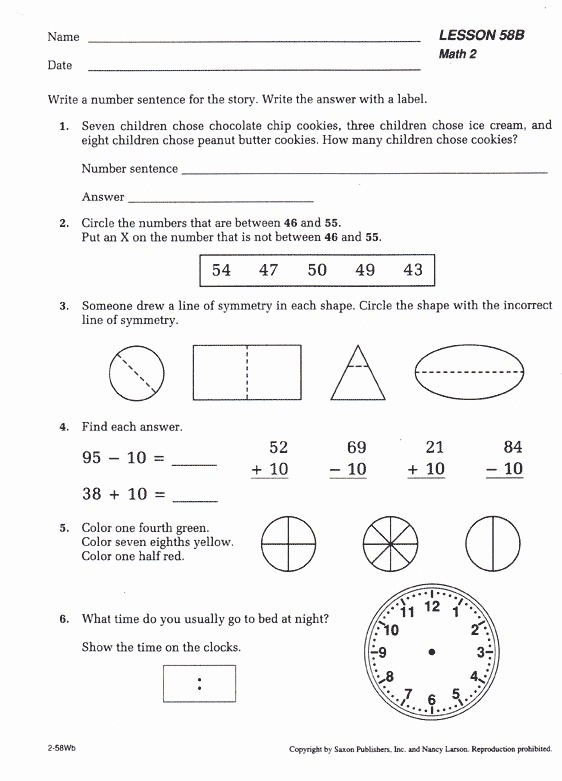 17 Saxon Math Rd Grade Worksheets