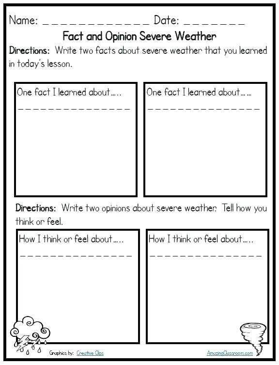Weather Worksheets For Second Grade
