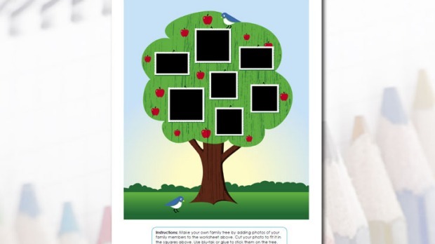 Printable Family Tree Activity Worksheets For Preschool