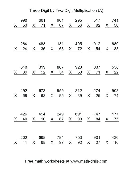 Area Model Multiplication Worksheets Pdf â Hailprobe Info