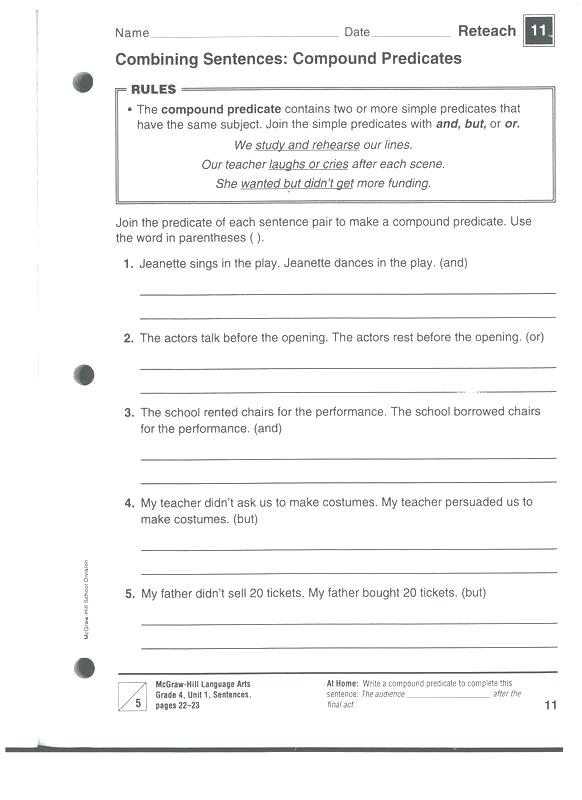 Complete Sentence Worksheets 4th Grade Traits Series Conventions