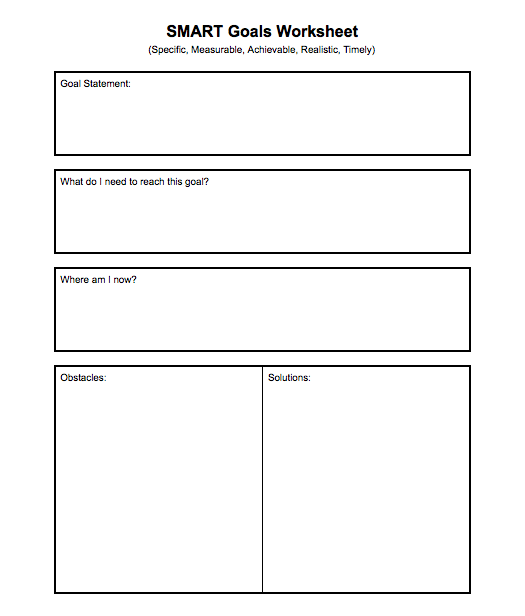 Pin On 2018 Goal Worksheets