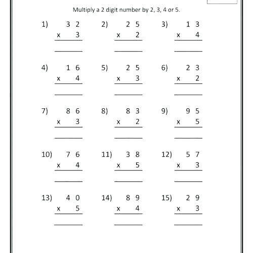 Math Worksheets For Grade 3 That You Can Print â Peacer Org