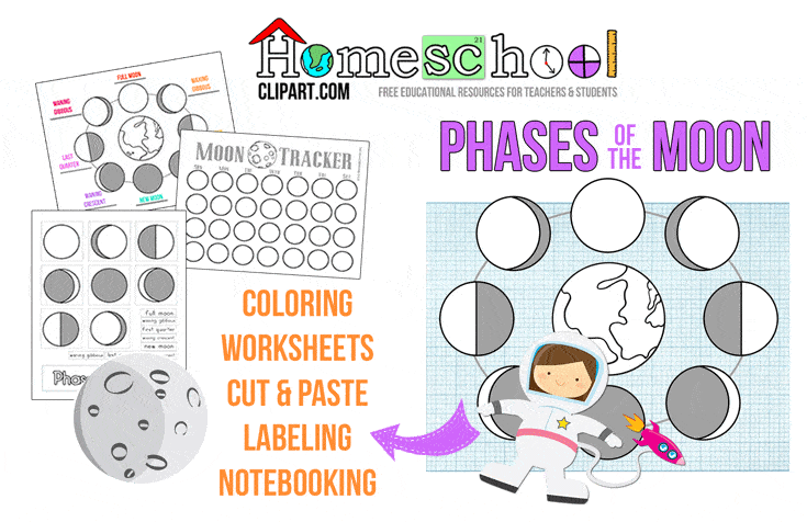 Phases Of The Moon Printables