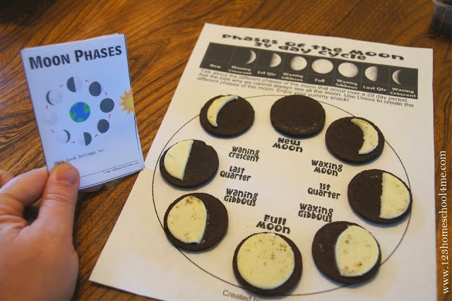 Free Moon Phases Mini Book