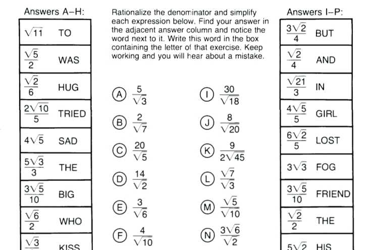 Did You Hear About Worksheet Answers