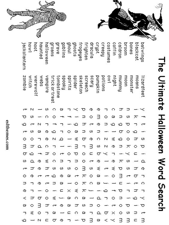 Hard Printable Word Searches For Adults