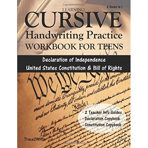 Learning Cursive  Handwriting Practice Workbook For Teens  With