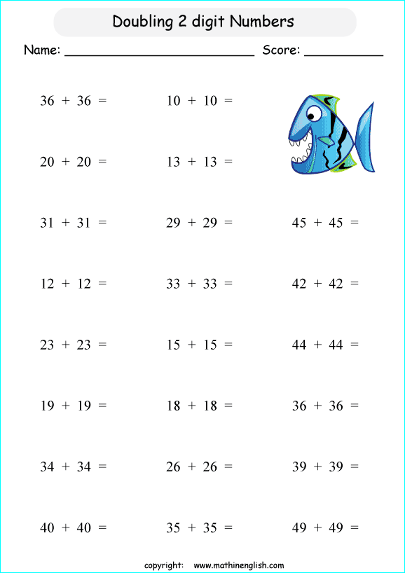 doubling-2-digit-numbers-addition-worksheet-for-grade-1-math-worksheets-samples