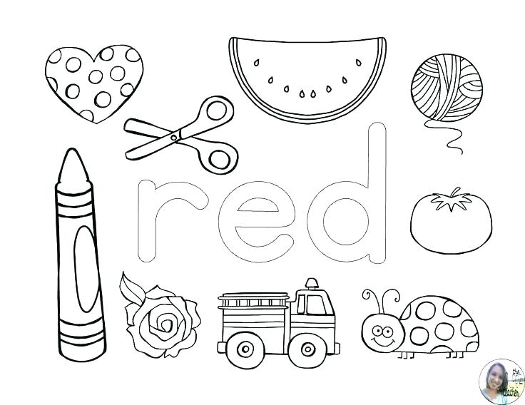 Color Red Worksheets Advertisement Printable Shapes And Colors