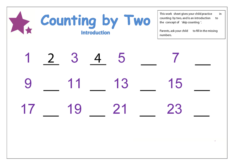 Counting By Worksheets