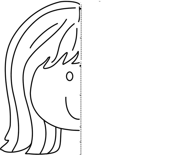 Face Symmetry Activity Coloring Pages