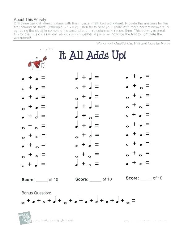 Ideas For Music Theory For Beginners Worksheets