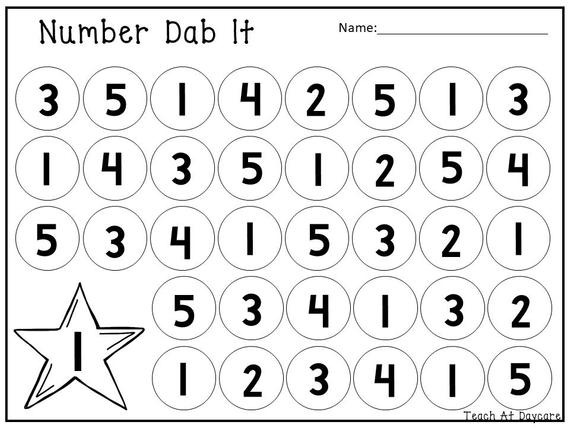 20 Printable Numbers 1