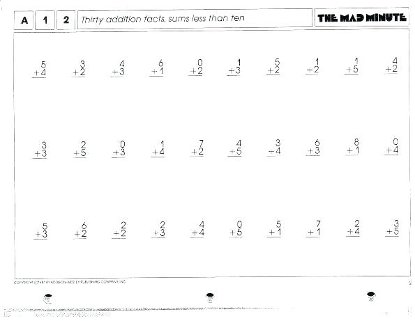 Minute Math Printables â Csdmultimediaservice Com