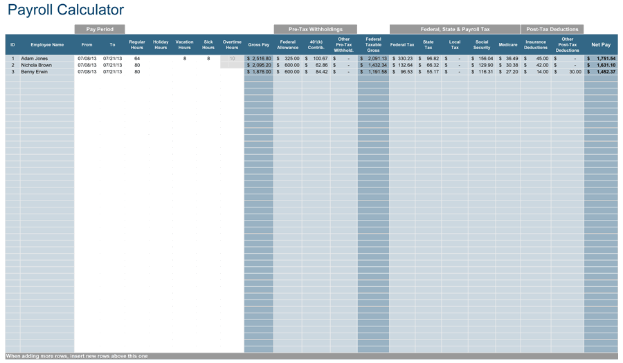 Payroll Calculator