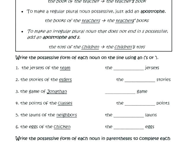 Middle School Noun Worksheets â Odmartlifestyle Com