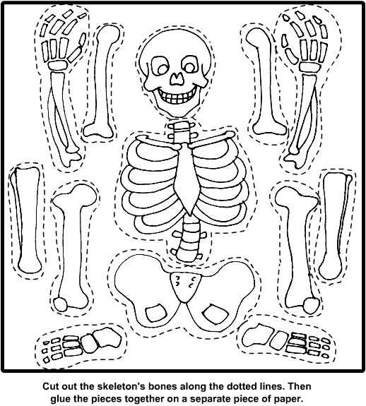 Skeleton Craft For Kids (5)